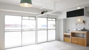 レトロ感を残したアパートリノベ