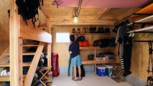 趣味専用2階建て物置き小屋