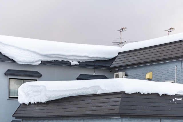 無落雪屋根